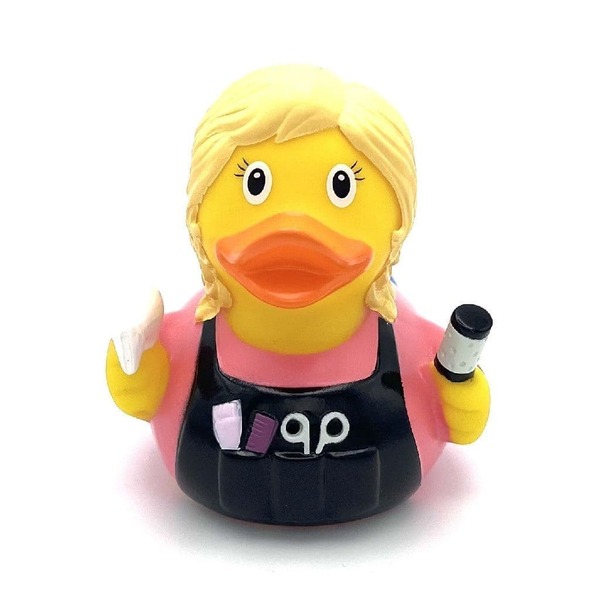 Canard de bain coiffeuse