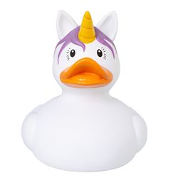 Canard de bain licorne blanc