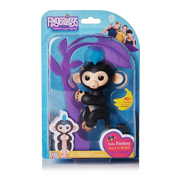 Fingerlings singe agrippeur noir