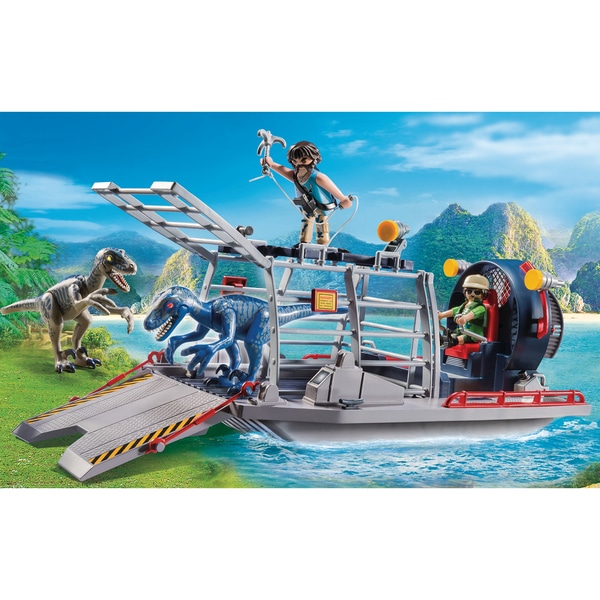 9433 - Playmobil bateau avec cage et deinonychus