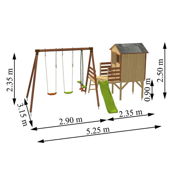 Portique et maison Lynda