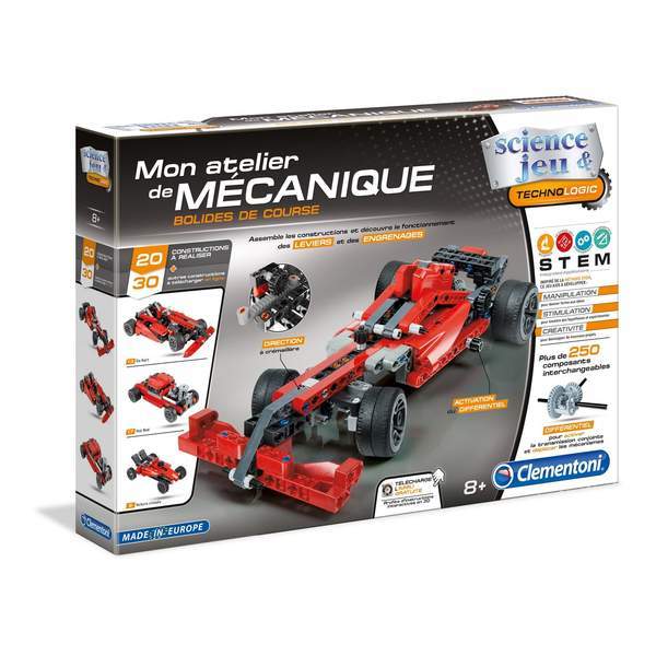 Mon atelier de mécanique bolides de course Clementoni | King Jouet ...