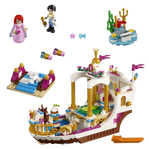 41153 - LEGO® Disney Princesses Mariage sur le navire royal d Ariel