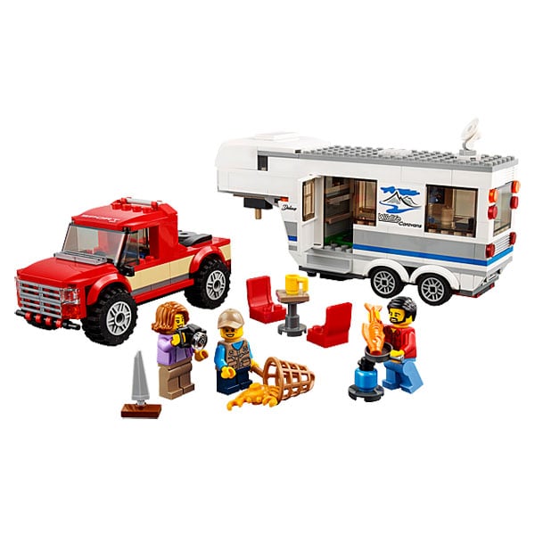 60182 - LEGO® City Le pick-up et sa caravane