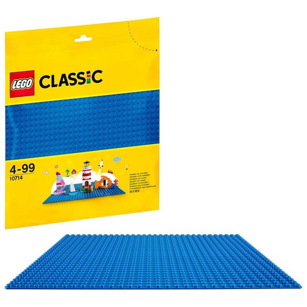 10714-LEGO® plaque de base bleue