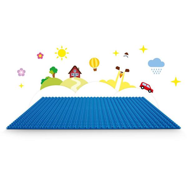 10714-LEGO® plaque de base bleue