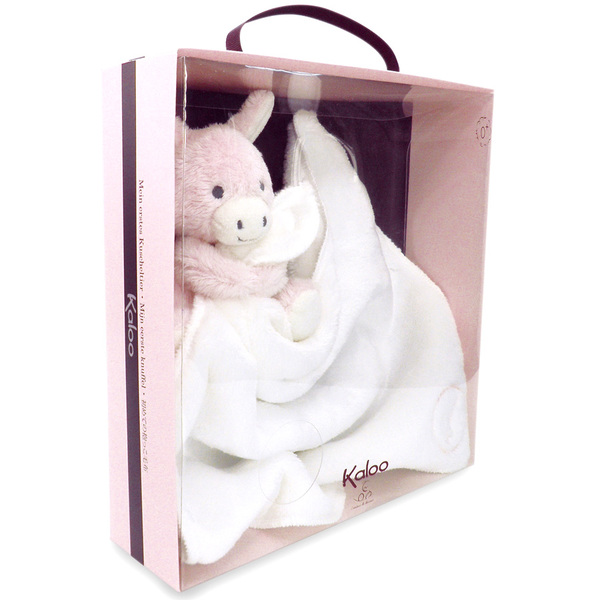 Les Amis-Mon premier doudou Câlin Régliss  rose 28 cm