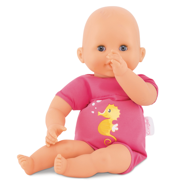 Poupon Mon premier bébé bain plouf rose