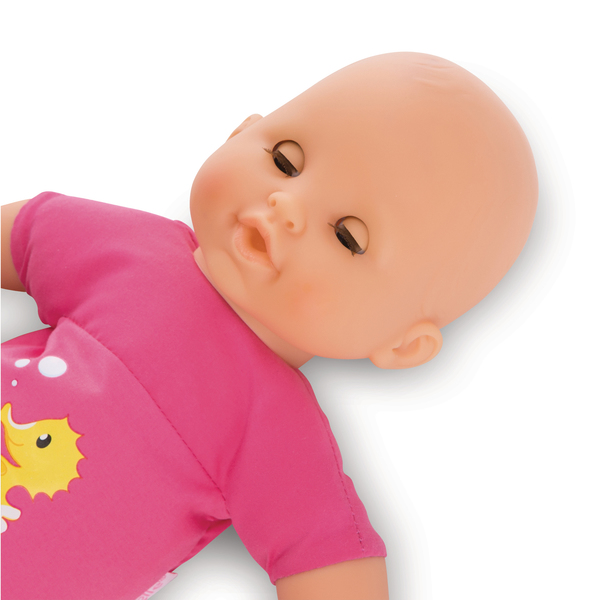 Poupon Mon premier bébé bain plouf rose