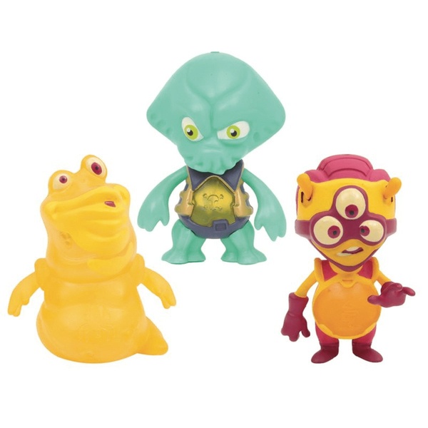 Lot de 3 figurines lumineuses Monstres extraterrestres