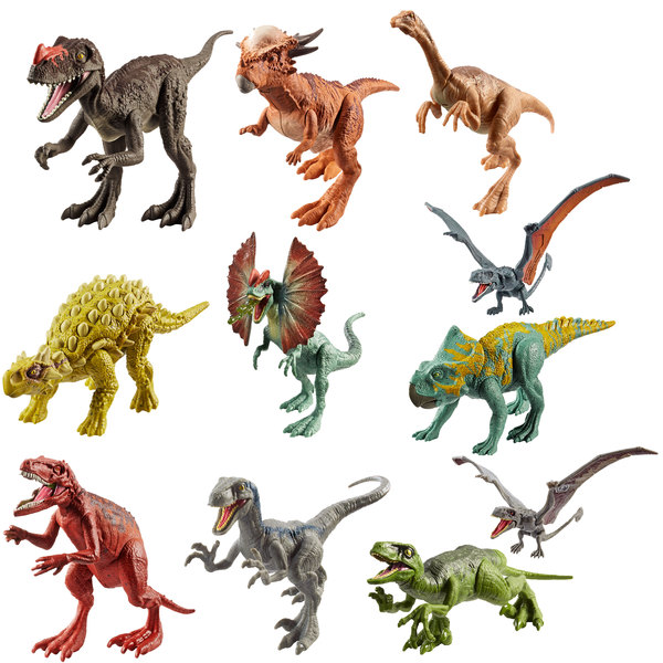 Figurine Dinosaure attaque Jurassic World Mattel : King Jouet, Figurines  Mattel - Jeux d'imitation & Mondes imaginaires
