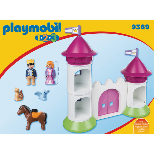 9389 - Playmobil 1.2.3 Château de princesse