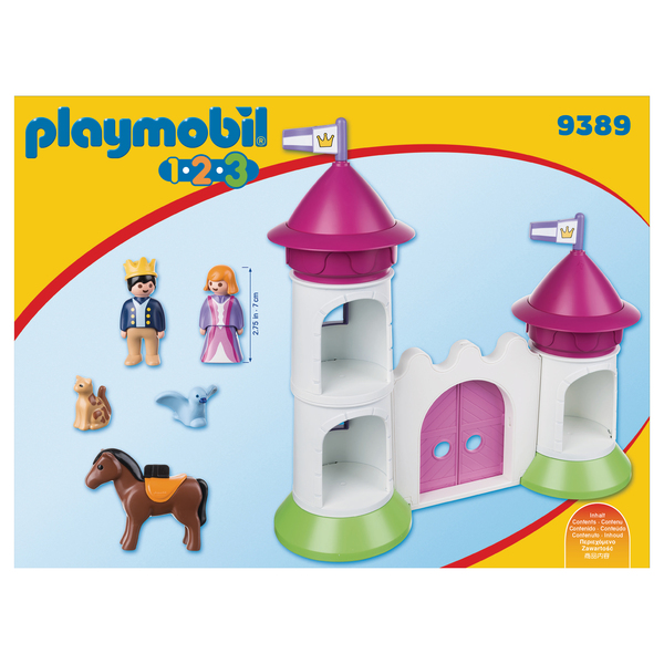 9389 - Playmobil 1.2.3 Château de princesse