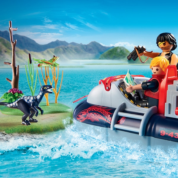 9435 - Playmobil Action - Aéroglisseur et moteur submersible