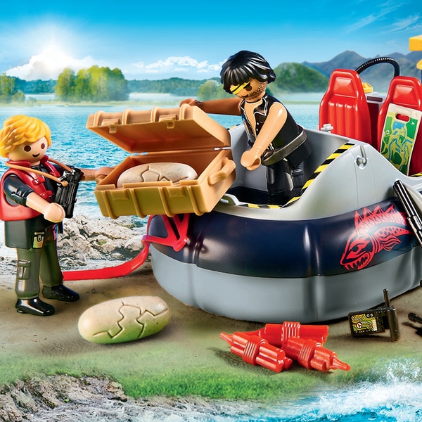 9435 - Playmobil Action - Aéroglisseur et moteur submersible