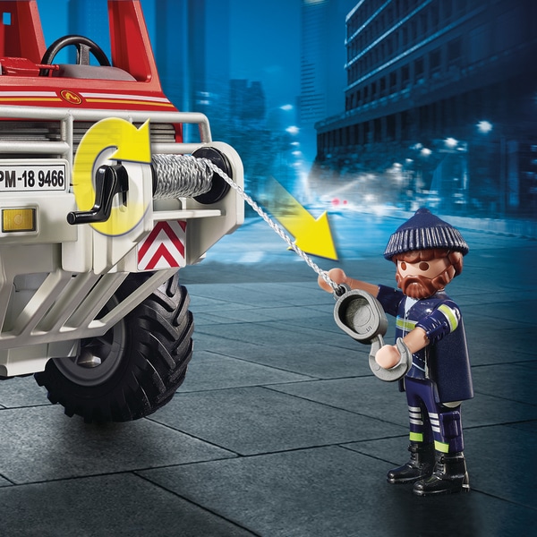 9466 - 4x4 de pompier avec lance-eau Playmobil City Action