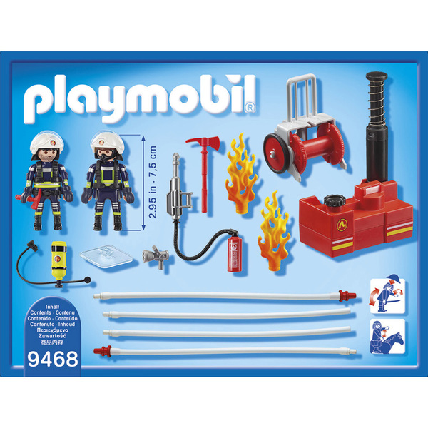 9468 - Pompiers avec matériel d incendie Playmobil City Action