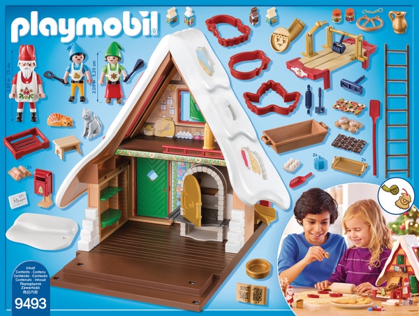 9493 - Playmobil Christmas - Atelier de biscuit du Père Noël avec moules