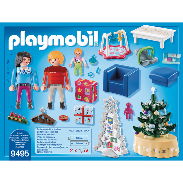 9495 - Playmobil Christmas - Famille et salon de Noël