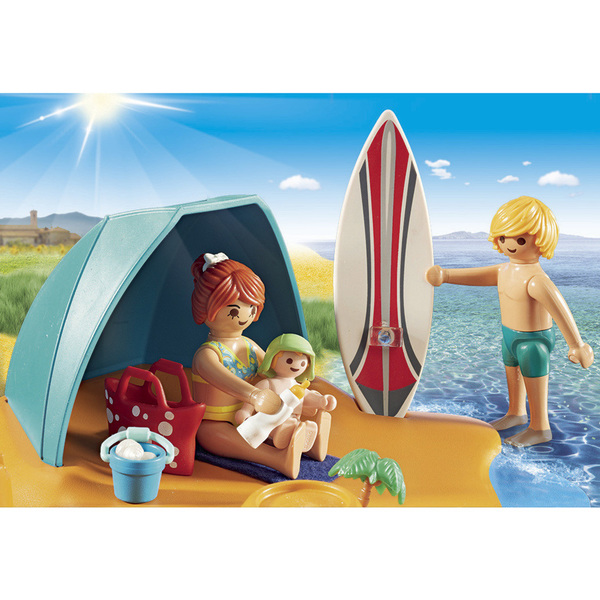 9425 - Famille de vacanciers et tente Playmobil Family Fun