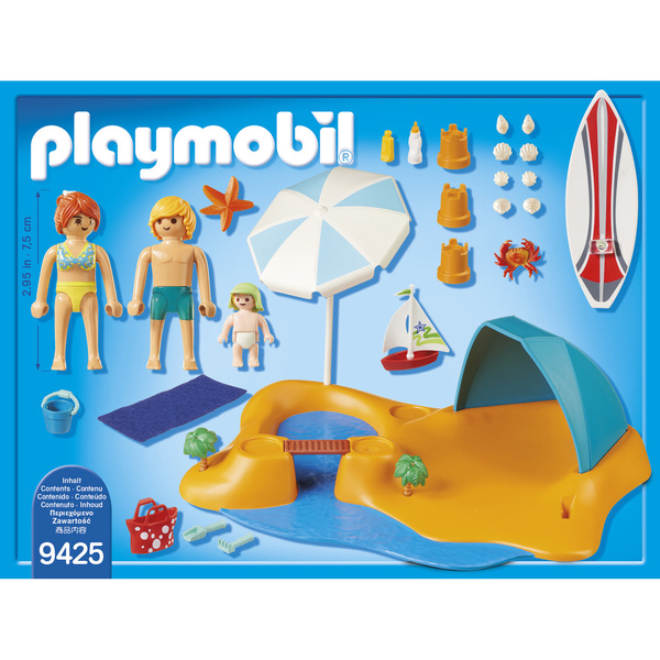 9425 - Famille de vacanciers et tente Playmobil Family Fun