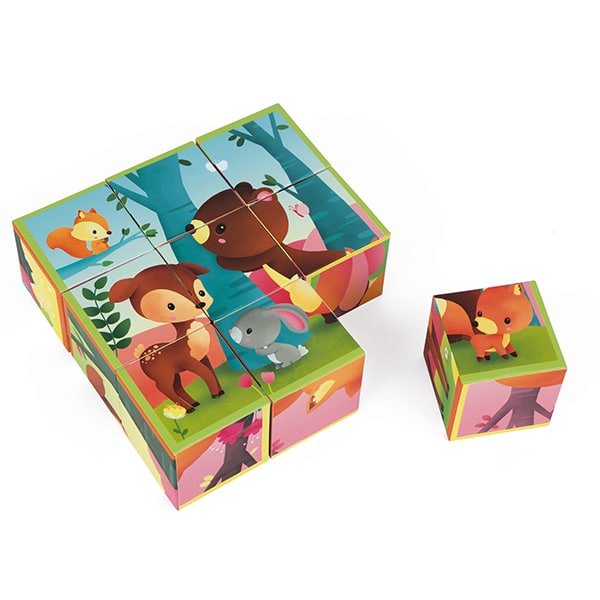 Puzzle Kubkid Les animaux de la forêt