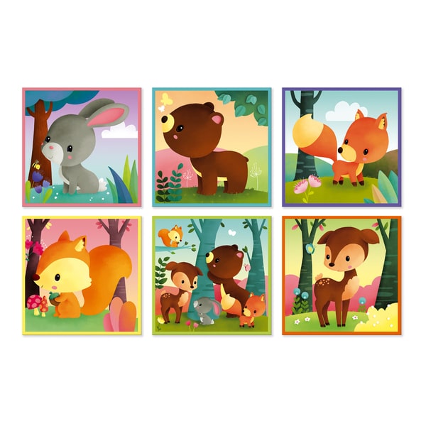 Puzzle Kubkid Les animaux de la forêt