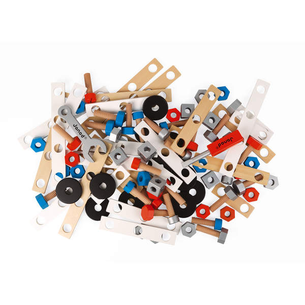 Baril Brico Kids 100 pièces en bois