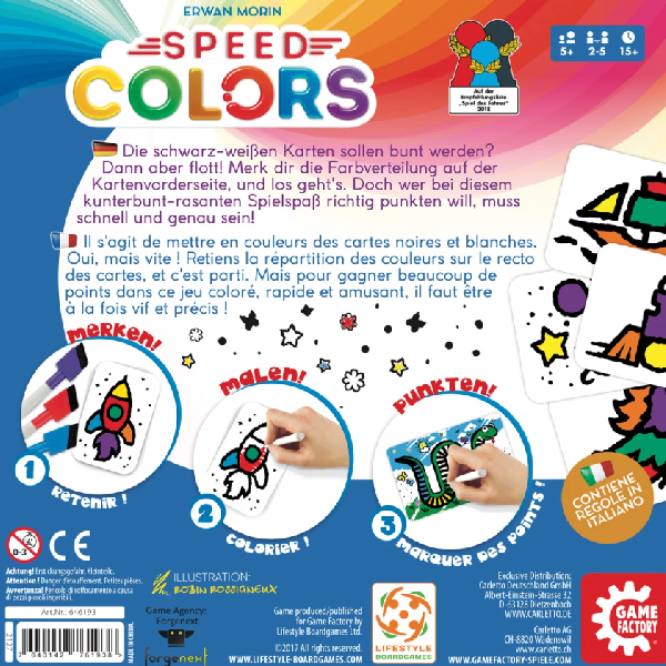 Speed colors