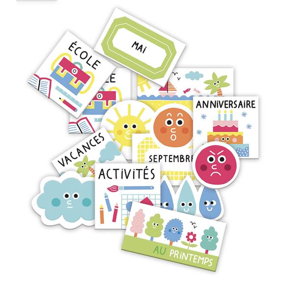 Ma pochette d aimants - Calendrier de la semaine