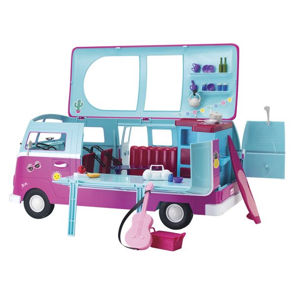 Camping-car Hymer avec figurines et accessoires Motor & Co : King
