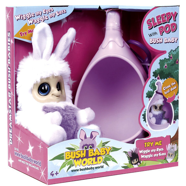 Bush Baby-Peluche Bush Babies avec Sleepy Pod