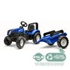 Tracteur à pédales New Holland avec remorque