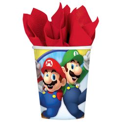 Gobelets Super Mario - 8pieces
