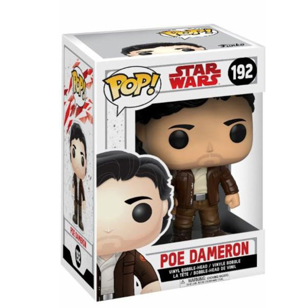 Figurine Poe Dameron 192 Star Wars 8 Funko Pop