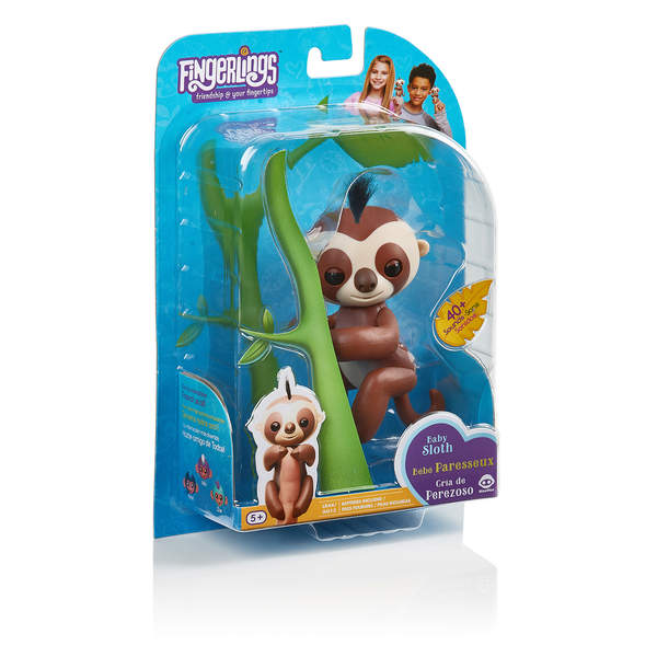 Fingerlings Bébé Paresseux Interactif - Kingsley