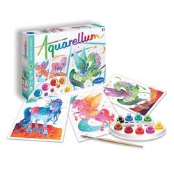 Aquarellum licornes et pégases
