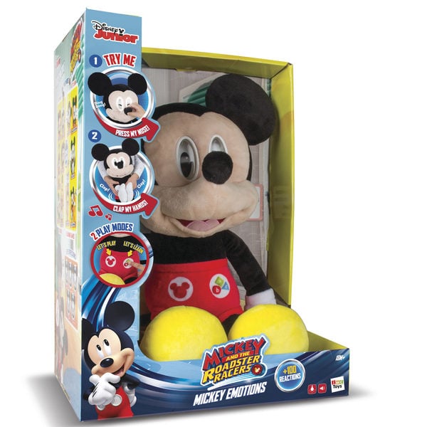 Peluche interactive Mickey émotions