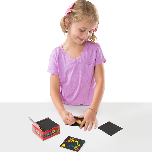 Mini notes Scratch Art arc en ciel