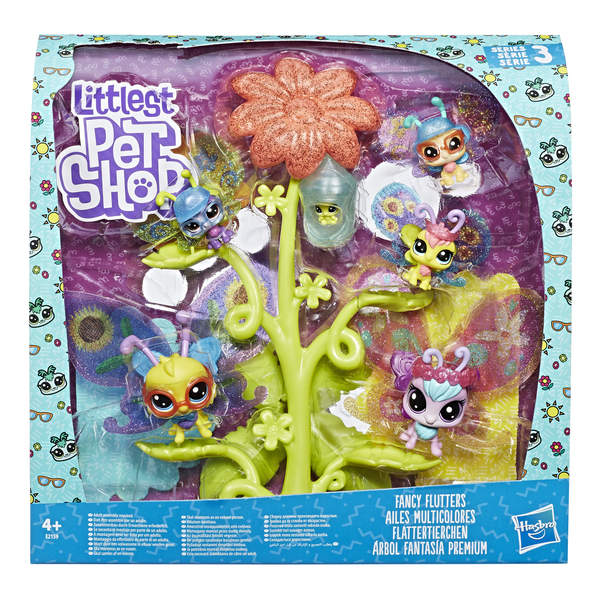 Littlest Petshop-Pack de 6 Petshops Papillons