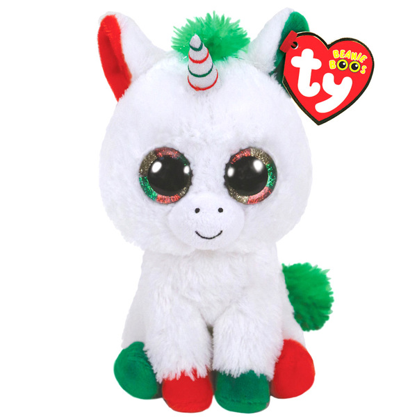 Beanie boo s - Peluche Medium Candy Cane la licorne 23 cm