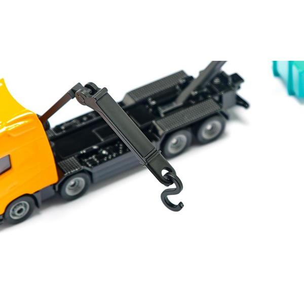 Camion Volvo avec benne et grue