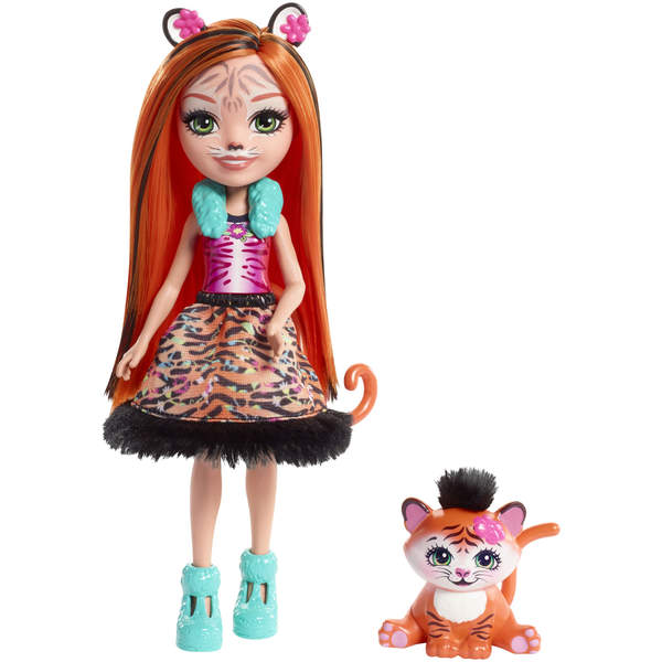 Enchantimals mini-poupée Tanzie Tiger et Tuft Mattel King Jouet