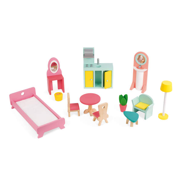  Maison de poupées en bois Happy Day