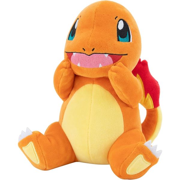 Peluche pokémon Salamèche assis