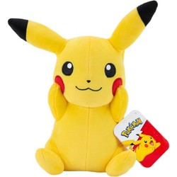 Peluche pokémon Pikachu assis 20 cm