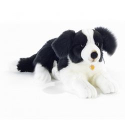 Peluche chien border collie 45cm