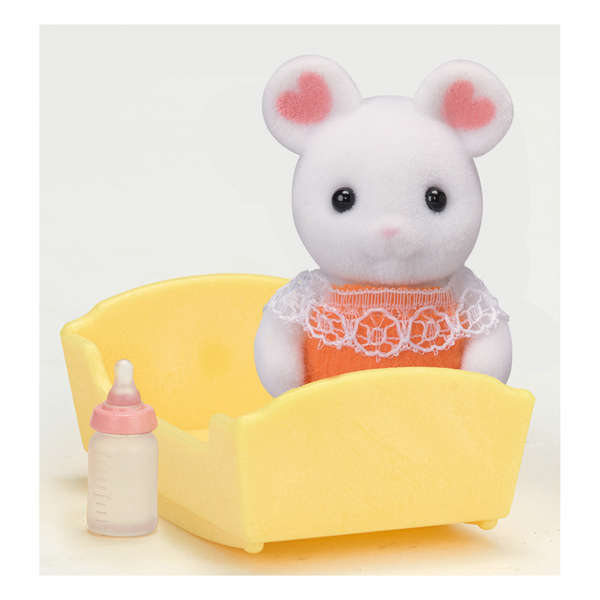 Sylvanian Families - 5408 - Bébé souris Marshmallow 