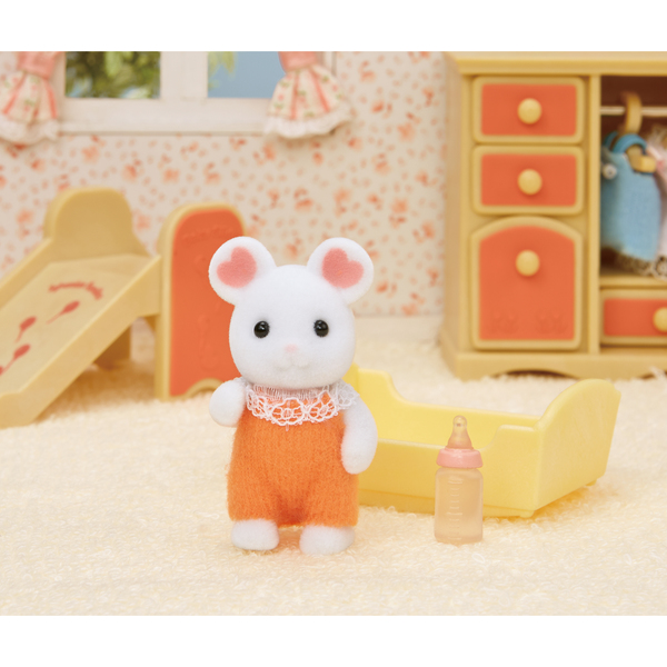 Sylvanian Families - 5408 - Bébé souris Marshmallow 