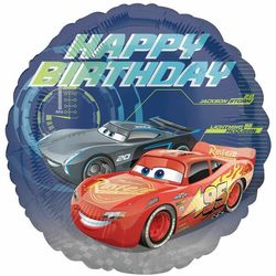 Ballon feuille Cars happy birthday